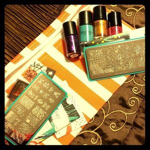 Nail art bundle w/ Maniology and bundle monster